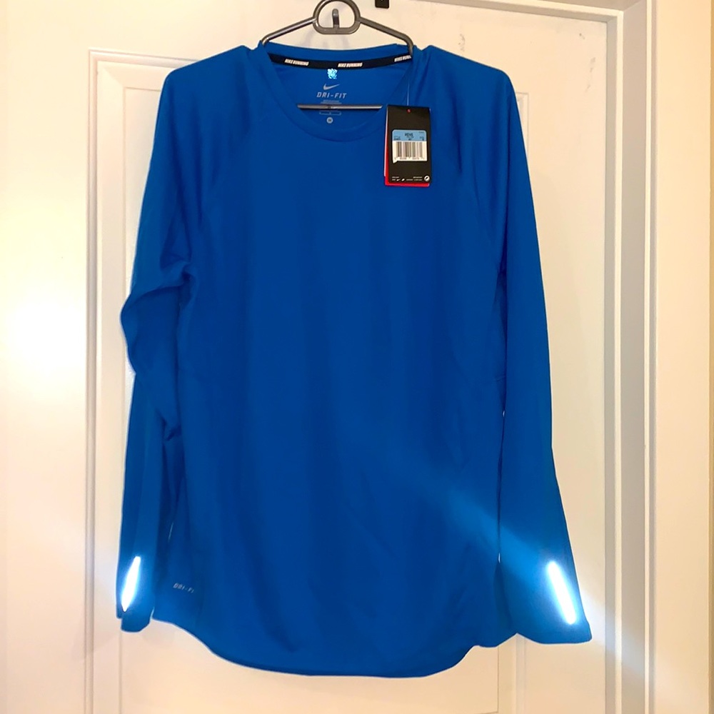 Nike Men’s Dri Fit Running Shirt Long Sleeve